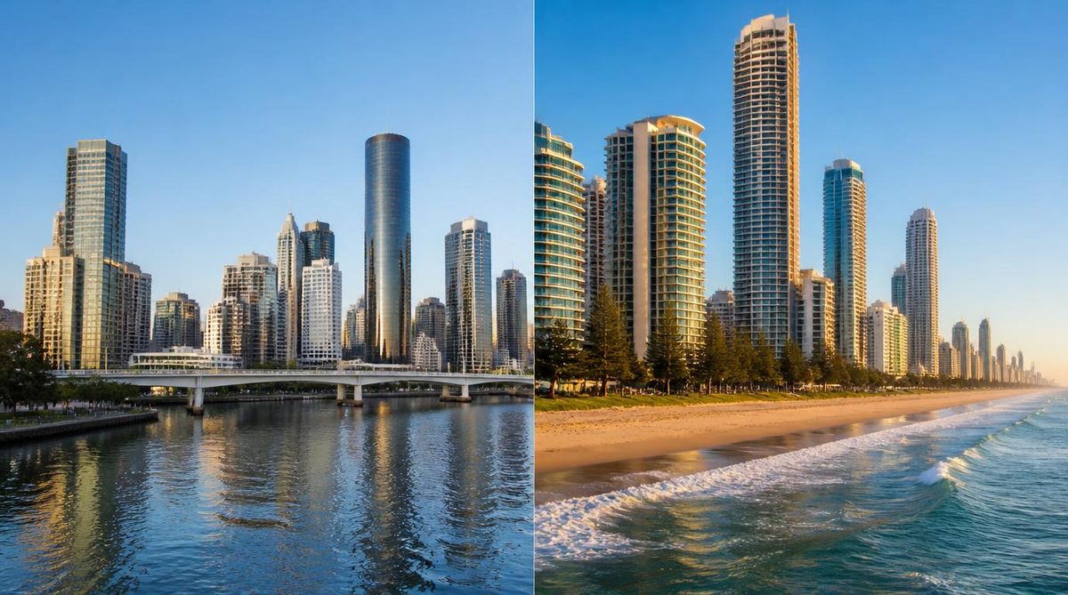 Which is more expensive, Brisbane or Gold Coast?